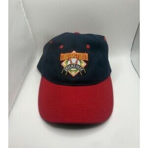 MLB Cooperstown Dreams Park Baseball Hat Blue/Red Adjustable Authentic